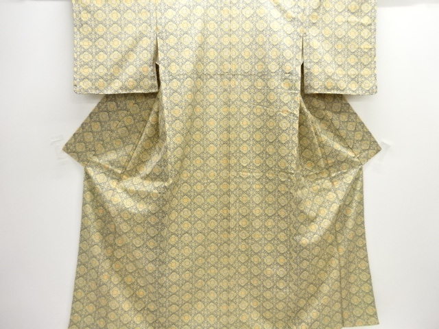 JAPANESE KIMONO / KOMON / UNUSED / FLOWER